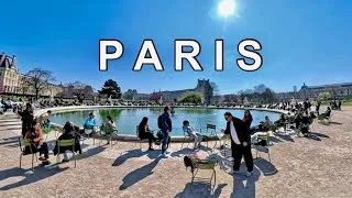 Miniature : Paris, France Spring 2026 - Walking Tour in Tuileries, Louvre and rue Rivoli - 4K Paris