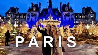 Miniature : Paris France - Paris Christmas Markets - Hotel de Ville - Notre-Dame de Paris - Place Saint-Michel