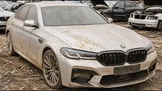 Miniature : Wrecked BMW 5 Series Transformation | Complete Tear Down and 5 Series Conversion
