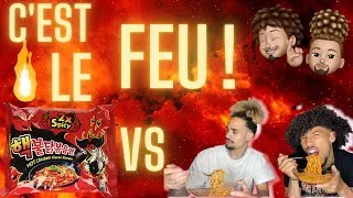 Miniature : ON A TESTÉ LE SPICY NOODLES CHALLENGE : ÇA NOUS A BIEN N***ER ! 🥵🔥