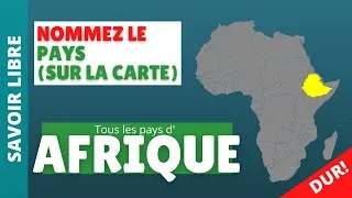 Miniature : Quiz Afrique - Devinez le Pays Sur La Carte | Difficile