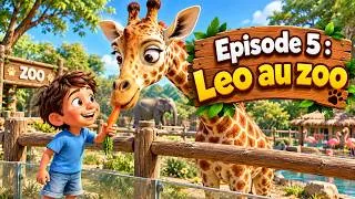 Miniature : Les  caprices de Léo, épisode 5 : Léo au zoo 🦁🦒🐒#video #zoo #cartoon #pourtoi #animaux