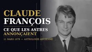 Miniature : Claude François : pourquoi les astres annonçaient sa mort | sect, profections, directions, parts