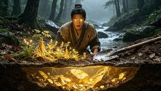 Miniature : Jeune pauvre, héritage du dieu montagne, yeux divins. Trésors visibles, richesse infinie.