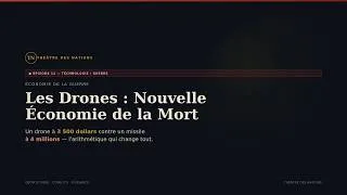Miniature : Drones 2026 : 3 500$ contre 4 millions, l'arithmétique qui ruine la Russie