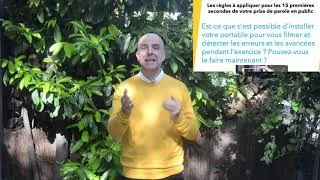 Miniature : Les 6 règles avant de prendre la parole.La communication non-verbale et prendre la parole en public