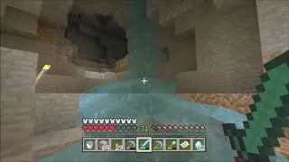 Miniature : Aventure suivie solo l'île jungle survie Minecraft PS3 - Épisode 81 | Minage accéléré : 32 diamants!