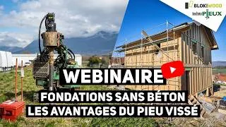 Miniature : Webinaire TechnoPieux - Tout sur les fondations sans béton - Maisons sur pilotis