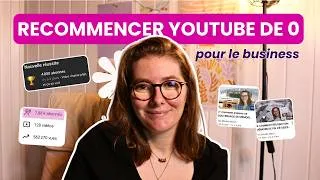Miniature : 👀 Si je devais recommencer ma chaine youtube de 0, voici ce que je ferais (mes conseils business)