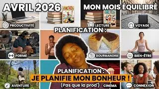 Miniature : Et si ton mois ne devait pas être que productif ? (planification avril 2026)