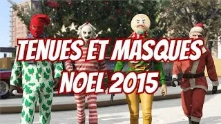 Miniature : DLC noël 2015 GTAV ! présentation tenues + masques