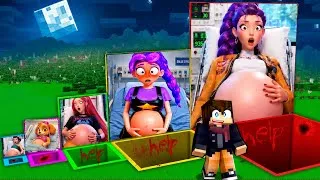 Miniature : Ne CHOISISSEZ pas la mauvaise FILLE ENCEINTE sur Minecraft ! ( Rumi , Mira , Zoey , Stella , Lilly )