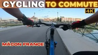 Miniature : 4K CYCLING POV | Mâcon to Feillens Along the Saône River 🚴‍♂️ (No Car Life)”