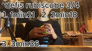 Miniature : DEFIS RUBISCUBE (4 different en 15min 💀)