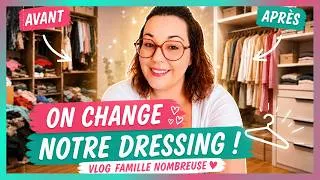 Miniature : ♡ [VLOG FAMILLE NOMBREUSE N°181] ON REFAIT ENFIN NOTRE DRESSING.