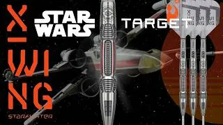 Miniature : Test complet fléchettes X-WING de chez Target@TargetDarts180-90% Tungstène- Fléchettes pointes acier