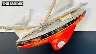 Miniature : 1950 Toy Sailing Boat  ⛵️ Restoration