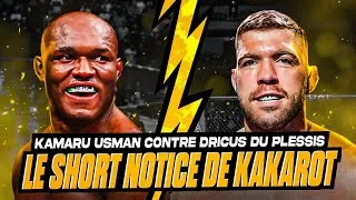 Miniature : KAMARU USMAN CONTRE DRICUS DU PLESSIS | Le short notice de kakarot