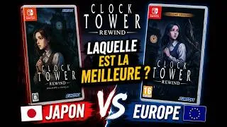 Miniature : Le versus de boites: Clock tower rewind Jap VS Europe