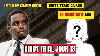 Miniature : Procès Diddy – Jour 13 : Suite témoignage Mia ⚠️ Contenu sensible