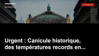 Miniature : Canicule : des records de chaleur à présent en danger !