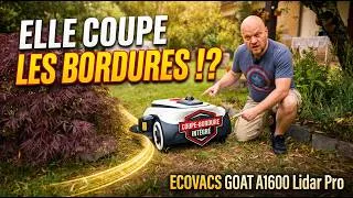 Miniature : Ecovacs GOAT A1600 Lidar Pro : le robot tondeuse avec coupe bordure intégré 😀