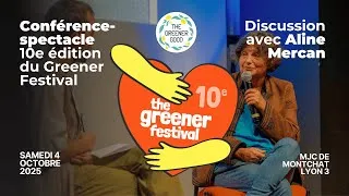 Miniature : 💬 Repenser la santé et l’autonomie des soins | Discussion avec Aline Mercan au Greener Festival 2025