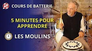 Miniature : Cours de Batterie en ligne/ 5 minutes pour apprendre les Moulins