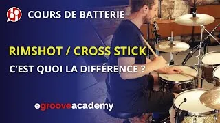 Miniature : Cours de Batterie débutant : Rimshot / Cross stick c'est quoi la différence?