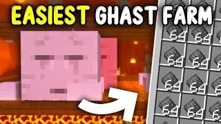 Miniature : [1.21+] La MEILLEURE Ferme à GHAST AFK – Poudre à Canon INFINIE !