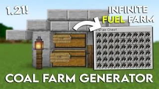 Miniature : [1.21+] Ferme à Charbon AFK – Carburant Illimité Facile !
