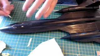 Miniature : Maquette SR-71 Blackbird Revell 1:72 Partie 3