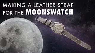 Miniature : Handcrafting  a leather MoonSwatch strap – Leathercraft tutorial