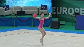 Miniature : Adriana BONDARENKO (NED) ball - 2026 Europeans Varna DEMO
