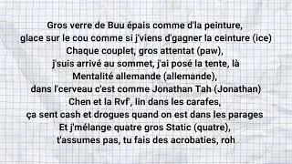 Miniature : LA RAFLEUSE FT FREEZE CORLEONE - SERRURE 667 | lyrics |