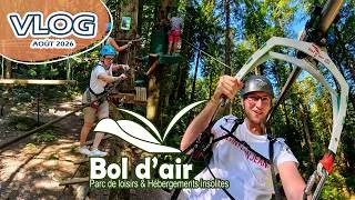 Miniature : VLOG BOL D'AIR - On teste une tyrolienne complètement DINGUE !!!
