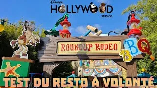Miniature : TEST : Roundup Rodeo BBQ :  Restaurant de BBQ à volonté des Disneys Hollywood Studios à Disneyworld