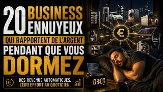 Miniature : 20 Business Ennuyeux Qui Rapportent de l'Argent Pendant Que Vous Dormez
