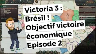 Miniature : Let's Play Victoria 3  : Victoire Economique avec le Brésil Episode 2 patch 1.5.5 beta