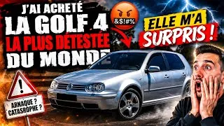Miniature : J’AI ACHETÉ la Golf 4 la PLUS DÉTESTÉE DU MONDE 🌍 … et elle m’a surpris ! 😳🔥 1.6 FSI ! 
