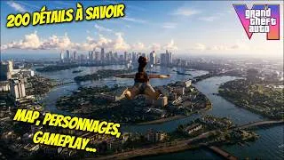 Miniature : 200 DÉTAILS À SAVOIR SUR GTA VI ! (Map, personnages, gameplay...)