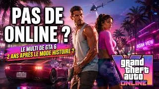 Miniature : GTA 6 : PAS DE ONLINE AVANT 2 ANS ? 😱 (la douche froide..)