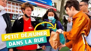 Miniature : ON OFFRE LE PETIT-DÉJEUNER DANS LA RUE ! (Et on finit au resto) feat. @salutbrian & @EvannLife