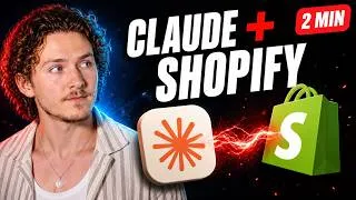 Miniature : Comment connecter CLAUDE à SHOPIFY en 2 MINUTES !! (guide ultra simple)