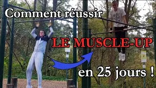 Miniature : J'ai échoué de nombreuses fois, mais j'ai enfin réussi le MUSCLE-UP ! (Partie 2/2)
