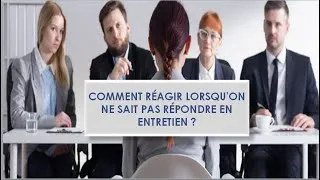 Miniature : Se bloquer sur une question lors d'un entretien ! Voici comment s'en sortir (astuces et conseils)