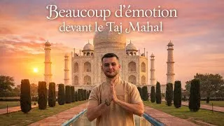 Miniature : Beaucoup d'émotion devant le Taj Mahal
