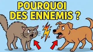 Miniature : Pourquoi les chiens et les chats sont-ils ennemis ?