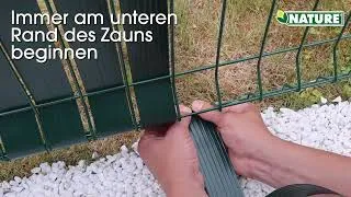 Miniature : SICHTSCHUTZ LAMELLEN SET