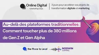 Miniature : WEBINAIRE - Nodwin Gaming - Comment toucher plus de 380 millions de Gen Z et Gen Alpha